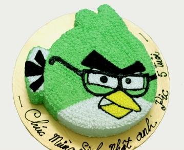 Bánh Angry Bird xanh mã B1784