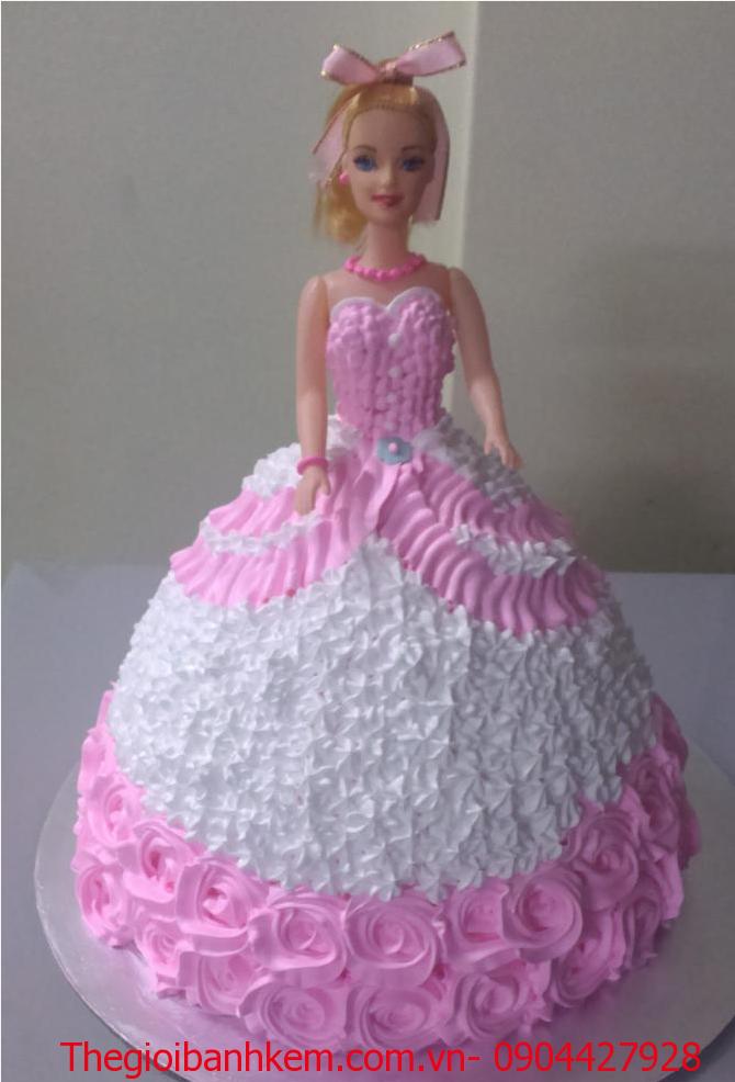 Bánh sinh nhật công chúa 3D Mã B1225