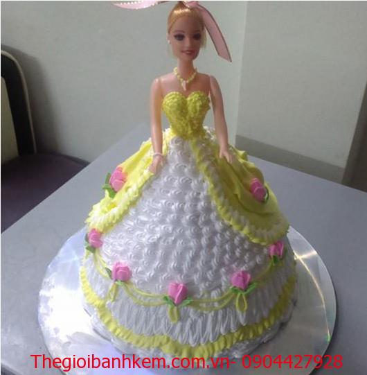 Bánh sinh nhật công chúa 3D Mã B1226