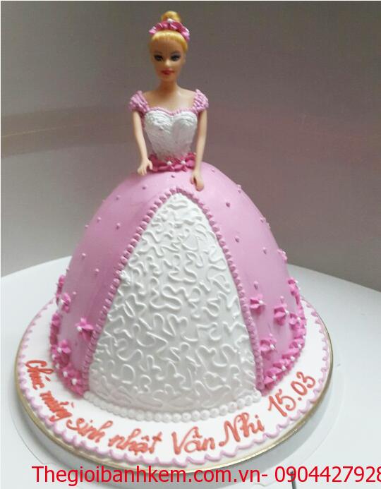 Bánh sinh nhật công chúa 3D Mã B1807