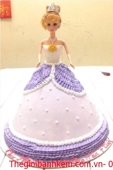 Bánh sinh nhật công chúa 3D Mã B4607