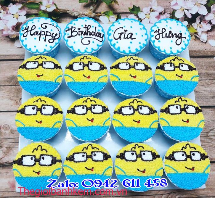 Bánh cupcake Minion CC41